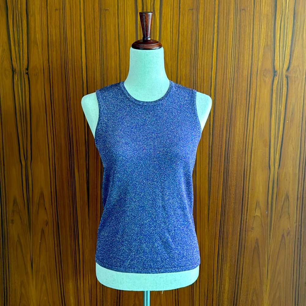 Paule Ka purple sparkle top